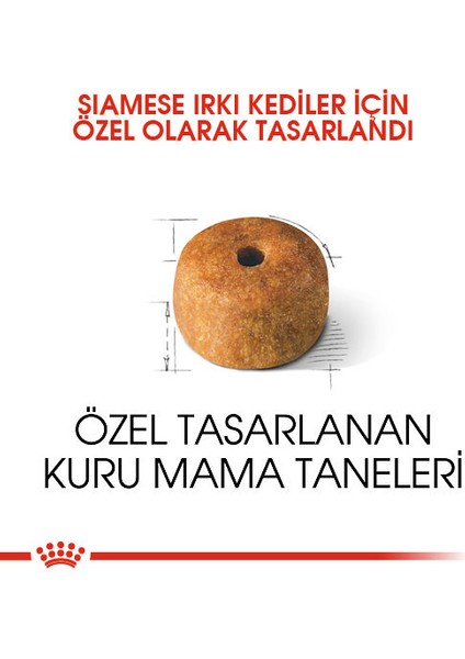 Sıamese Siyam Için Yetişkin Kuru Kedi Maması 2kg