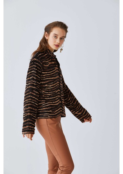 Payetli Desenli Abiye Kadın Ceket Standart Renk K2064102_089 modelleri