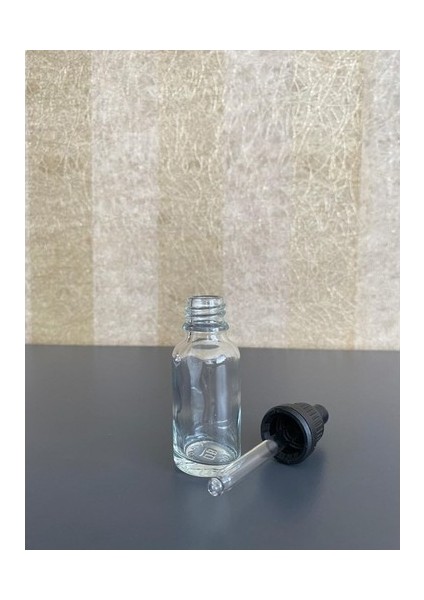 10 ml Şeffaf Cam Şişe Damlalıklı 24 Adet fiyatları