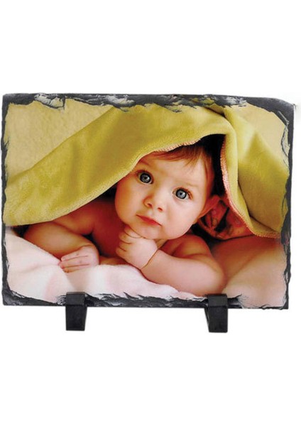 Kişiye Özel Baskılı Taş Çerçevesi 15 x 20 cm , Fotoğraf Baskılı, Masa Üstü Çerçeve / Hediyelik fiyatları