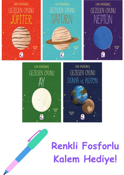 Can Aydoğmuş 5 Kitap Seti + Fosforlu Kalem Hediye
