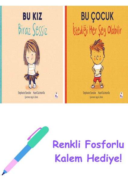 Stephanie Stansbie 2 Kitap Seti + Fosforlu Kalem Hediye