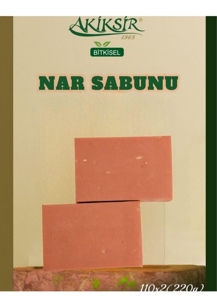 Doğal Nar Sabunu 2X110G (220G) modelleri