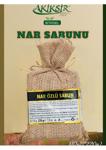 Doğal Nar Sabunu 2X110G (220G) fırsatları