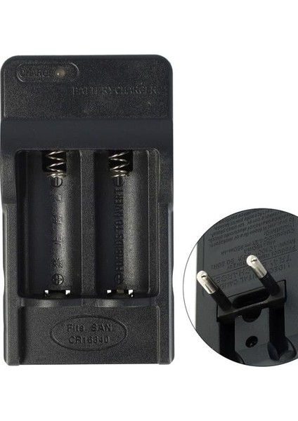 PMR-W018 4.2 Volt 650 Mah 16340 Pil Şarj Cihazı