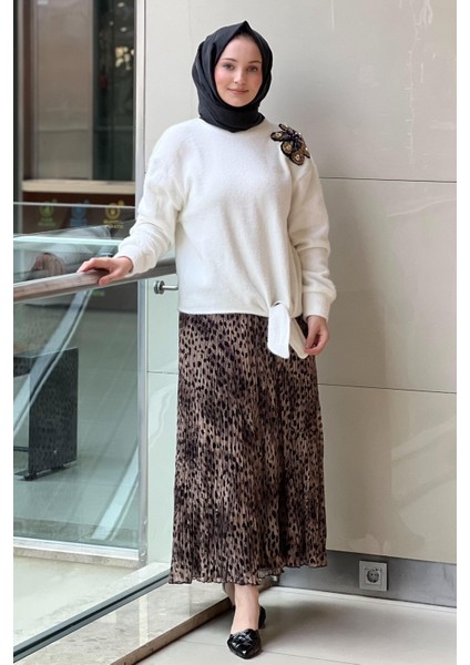 4870 Violette Fleur Angora Bluz fiyatları