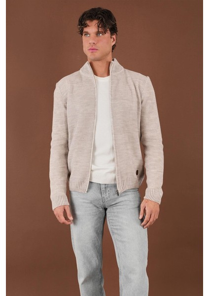 Alexandergardı Dik Yaka Fermuarlı Triko Hırka (E22-5714) fiyatları