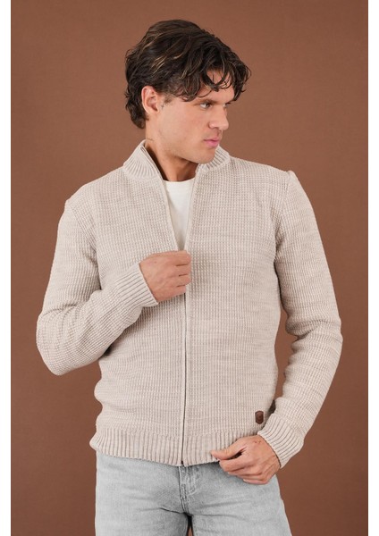 Alexandergardı Dik Yaka Fermuarlı Triko Hırka (E22-5714) fırsatları