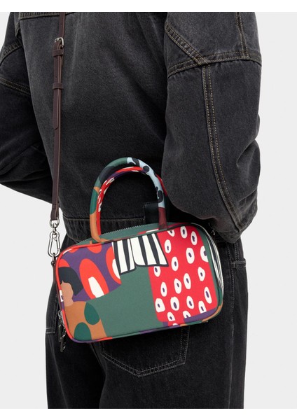 Desenli Teknik Kumaş Bowling Çanta fiyatları