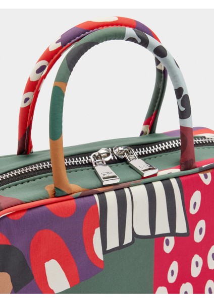 Desenli Teknik Kumaş Bowling Çanta modelleri