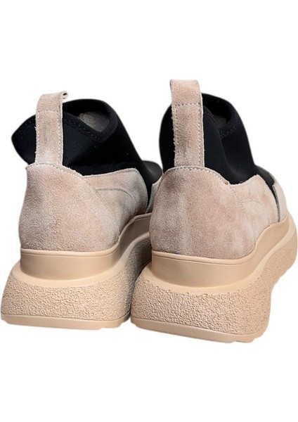 Kum Beji Hakiki Deri Süet Strech Yüzlü Bilekte Sneaker fiyatları