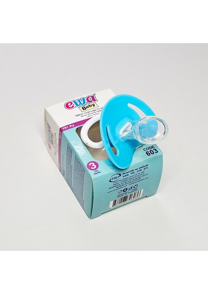 2'li Bebek Emzik Damaklı Silikon Emzik 18+ Ay Ewa Baby 3 No Emzik fiyatları