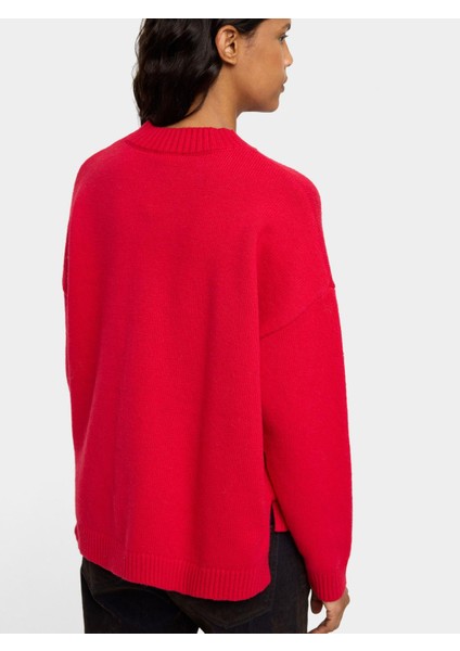 Deri Efektli Cepli Örme Kazak fırsatları