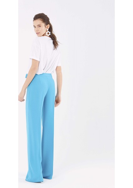 Bol Paça Kadın Pantolon Turkuaz Y9912034_029 fiyatları