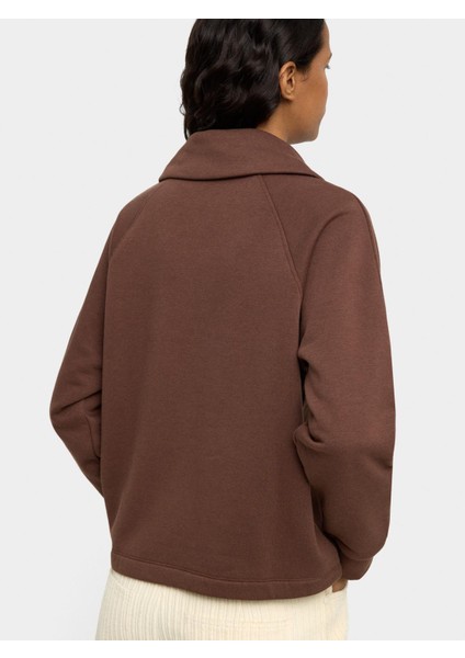 Polo Yakalı ve Çizgili Sweatshirt fırsatları