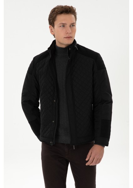 Erkek Siyah Mont 50310210-VR046