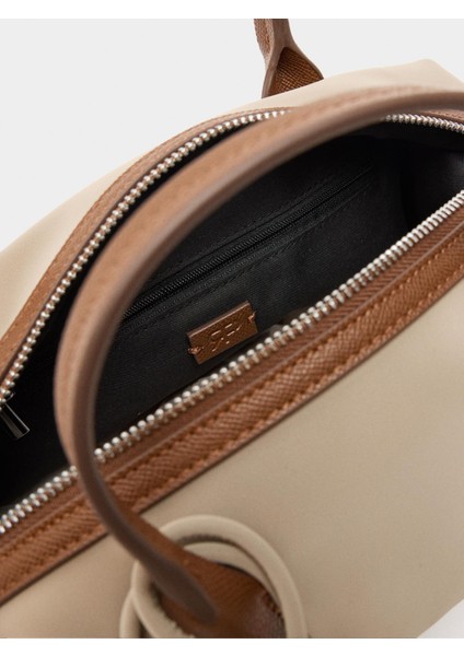 Kadife Dokulu Askılı Tote Çanta indirimleri