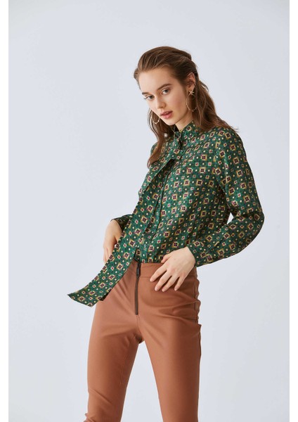 Deri Görünümlü Pantolon Taba K2012035_022