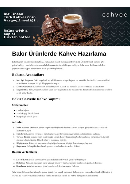 Cahvee 5 Cezveli Kumda Kahve Makinesi | Bakır El Yapımı | 60x40 cm | Elektrikli & Kum Dahil indirimleri