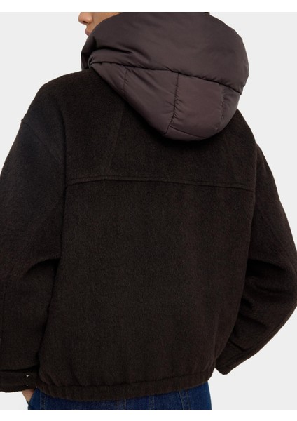 Yan Cepli Kapüşonlu Ceket fırsatları