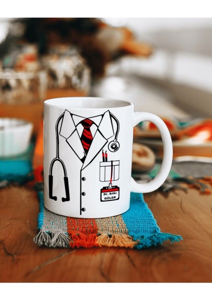 Kişiselleştirilebilir Doktor Baskılı Kupa Bardak