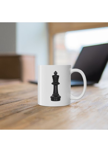 Satranç Şah Baskılı Kupa Bardak modelleri