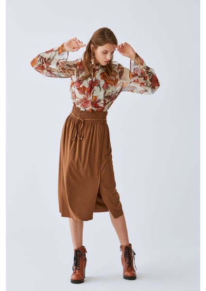 Beli Lastikli Etek Taba K2015073_022 modelleri