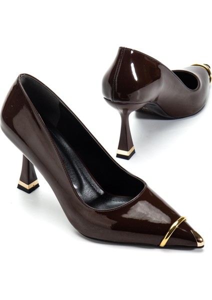 Suins Clove Model Kadın Topuklu Burnu Metal Detaylı Stiletto Ayakkabı