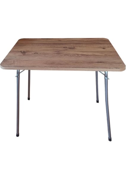 60X80 Katlanır Masa Balkon Bahçe Kamp Masası Piknik Masası Yaylı