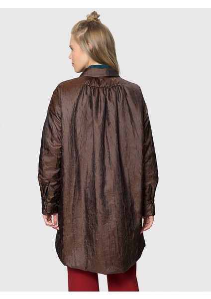 Cep Ve Düğme Detaylı Kap Kahve K1816037_005 modelleri