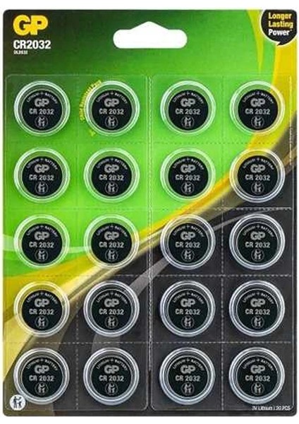 CR2032 3V 20LI Blisterli Lityum Pil