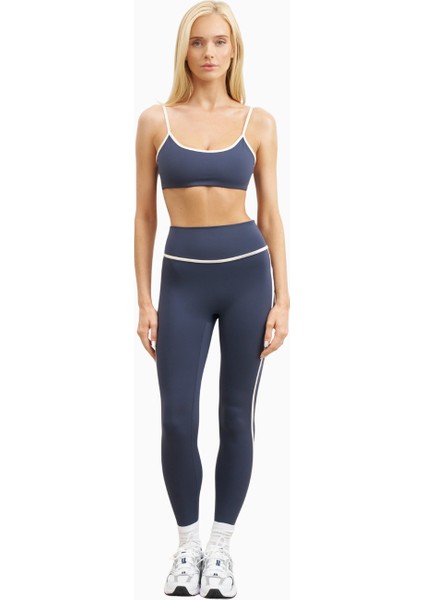 Base Contrast Trim Leggings Yüksek Bel Şekillendirici Kadın Tayt