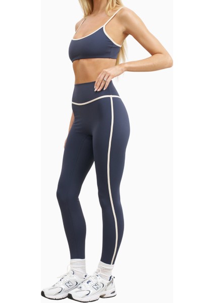Base Contrast Trim Leggings Yüksek Bel Şekillendirici Kadın Tayt indirimleri