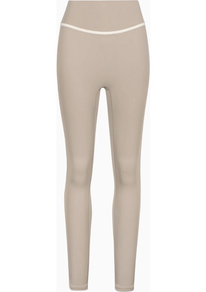 Base Contrast Trim Leggings Yüksek Bel Şekillendirici Kadın Tayt fiyatları