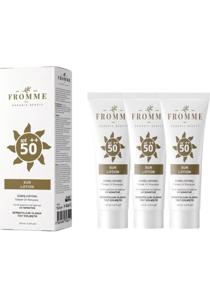Sun Lotıon 3 Adet