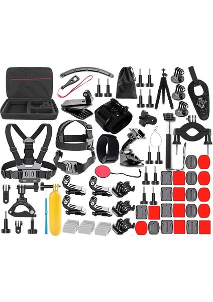Marka GP74 Aksiyon Kameraları Için Aksesuar Seti