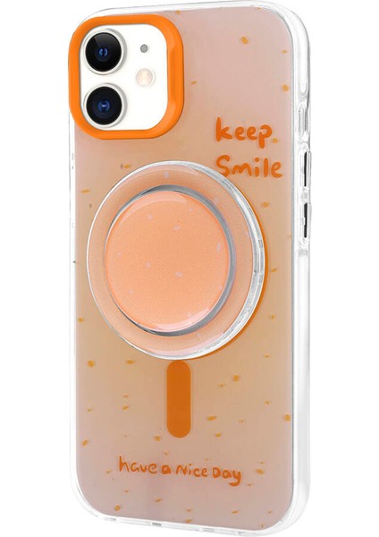 Apple iPhone 11 Kılıf M-Safe Şarj Özellikli Tak-Çıkar Pop Soketli Zore Tiktok Kapak