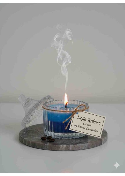 Lavanta Kokulu Dekoratif Mum