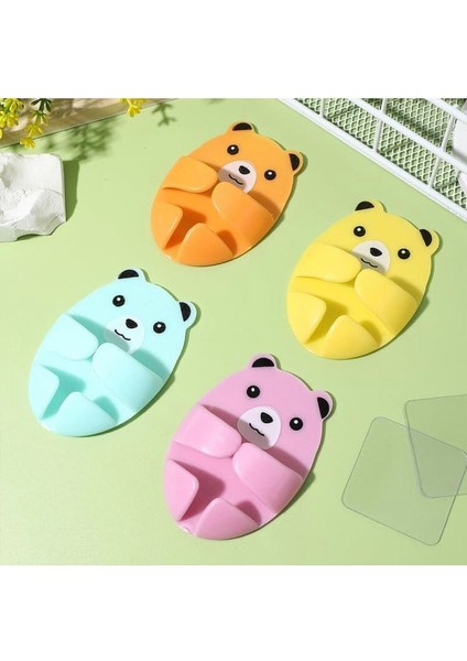 May’s Nest Sevimli Hayvan Figürlü Fiş Tutucu Askı – 4’lü Yapışkanlı Duvar Askısı Seti (Delmeden Montaj, Renkli ve Dayanıklı) modelleri