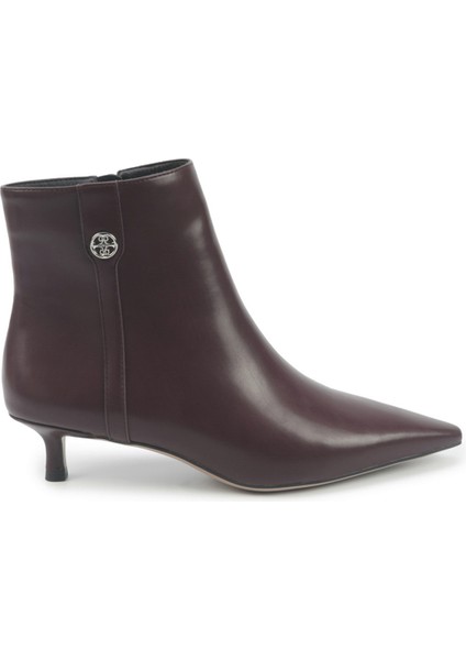 Shalın 5pr Bordo Kadın Topuklu Bot