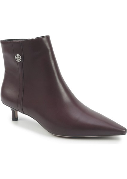 Shalın 5pr Bordo Kadın Topuklu Bot fiyatları