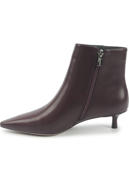 Shalın 5pr Bordo Kadın Topuklu Bot modelleri