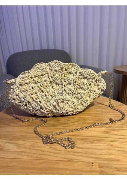 Intro Tasarlama Özel Tasarım Örme Midye Çanta