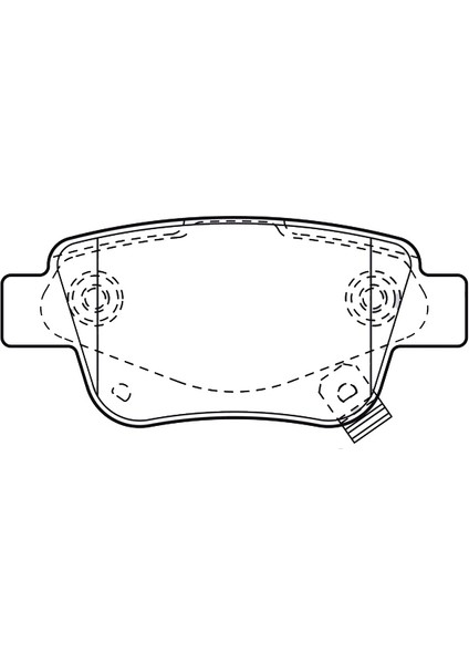 ARKA FREN BALATA TOYOTA AVENSIS 1.6L 3ZZFE VVTI ZZT250 2003-2008 / 2.0L 1AZ-FE 1AZFSE AZT250 2003-2008 0446605010 0446605020 0446628110