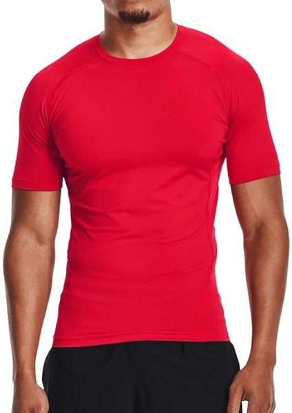 Kısa Kol Fitness Body Gym Body Sporcu Kısa Kol Fitness Body Kırmızı