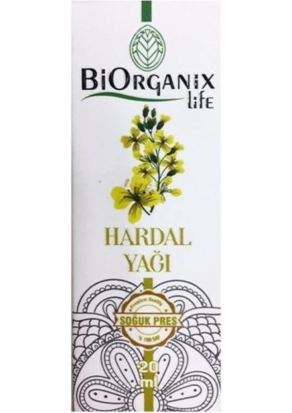 Hardal Tohumu Yağı 20 ml Katkısız Soğuk Pres