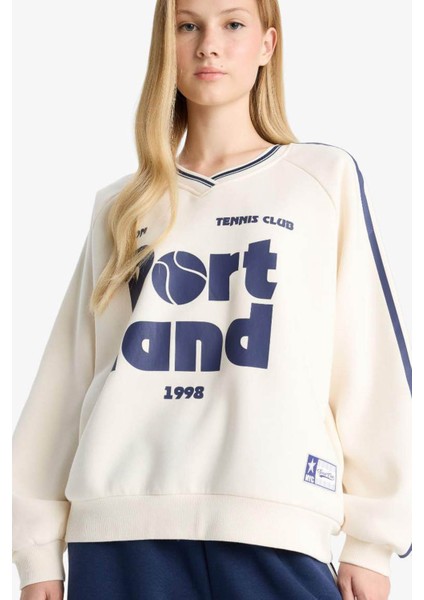 Ekru Kadın Sweatshirt E8794AX/ER103