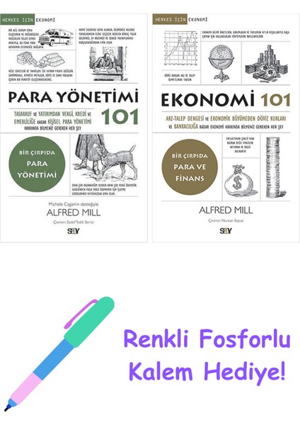 Alfred Mill 2 Kitap Seti + Fosforlu Kalem Hediye
