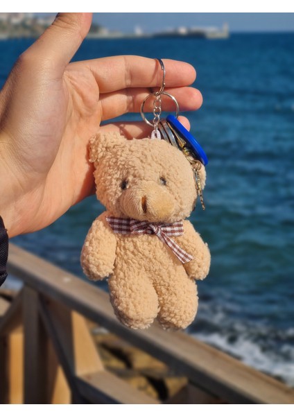 Peluş Ayıcık Anahtarlık -Açık Kahverengi - Rotaly fiyatları