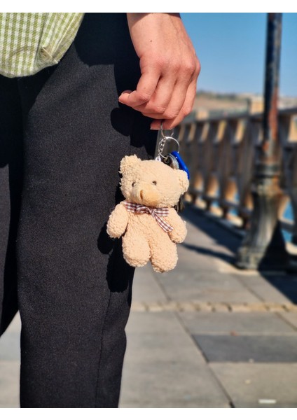 Peluş Ayıcık Anahtarlık -Açık Kahverengi - Rotaly modelleri